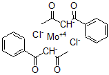 CAS 登录号：34227-93-5， 二氯二(1-苯基丁烷-1,3-二酮)钼(IV)