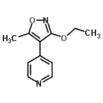 CAS#: 342424-89-9, 4-(3-Ethoxy-5-Methyl-1,2-Oxazol-4-Yl)Pyridine