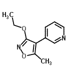 CAS#: 342424-91-3, 3-(3-Ethoxy-5-Methyl-1,2-Oxazol-4-Yl)Pyridine