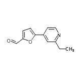 CAS 登录号：342601-11-0， 5-(2-乙基-4-吡啶基)-2-糠醛