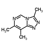CAS#: 342617-23-6, 3,7,8-Trimethyl[1,2,4]Triazolo[4,3-c]Pyrimidine