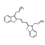 CAS#: 34263-37-1, 3-Allyl-2-[(1E,3Z)-3-(3-Allyl-1,3-Benzothiazol-2(3H)-Ylidene)-1-Propen-1-Yl]-1,3-Benzothiazol-3-Ium