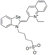 CAS#: 34276-89-6, 4-[(2Z)-2-[(1-Ethylquinolin-1-Ium-2-Yl)Methylidene]-1,3-Benzoselenazol-3-Yl]Butane-1-Sulfonate