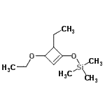 CAS#: 343773-34-2, [(3-Ethoxy-4-Ethyl-1-Cyclobuten-1-Yl)Oxy](Trimethyl)Silane