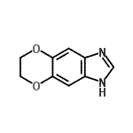 CAS#: 343788-75-0, 6,7-Dihydro-1H-[1,4]Dioxino[2,3-f]Benzimidazole