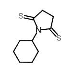 CAS#: 343791-74-2, 1-Cyclohexyl-2,5-Pyrrolidinedithione