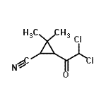 CAS#: 343868-18-8, 3-(Dichloroacetyl)-2,2-Dimethylcyclopropanecarbonitrile
