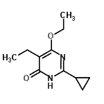 CAS 登录号：343954-00-7， 2-环丙基-6-乙氧基-5-乙基-4(1H)-嘧啶酮