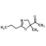 CAS 登录号：344296-72-6， 1-(5-甲基-2-丙基-4,5-二氢-1,3-恶唑-5-基)乙酮
