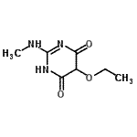 CAS 登录号：344298-07-3， 5-乙氧基-2-(甲基氨基)-4,6(1H,5H)-嘧啶二酮