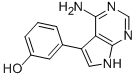 CAS#: 344359-60-0, 3-(4-Amino-7H-Pyrrolo[2,3-d]Pyrimidin-5-Yl)Phenol