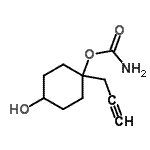 CAS#: 344411-23-0, 4-Hydroxy-1-(2-Propyn-1-Yl)Cyclohexyl Carbamate