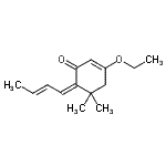 CAS#: 344424-56-2, (6Z)-6-[(2E)-2-Buten-1-Ylidene]-3-Ethoxy-5,5-Dimethyl-2-Cyclohexen-1-One