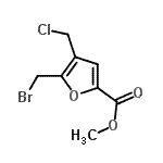 CAS#: 3447-57-2, Methyl 5-(Bromomethyl)-4-(Chloromethyl)-2-Furoate