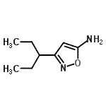 CAS#: 344746-40-3, 3-(3-Pentanyl)-1,2-Oxazol-5-Amine