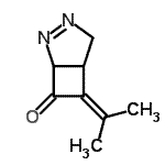 CAS 登录号：344747-77-9， 6-异亚丙基-2,3-二氮杂双环[3.2.0]庚-2-烯-7-酮