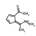 CAS 登录号：344752-28-9， 1-{(5Z)-5-[1-(甲基氨基)亚乙基]-1,3-环戊二烯-1-基}乙酮