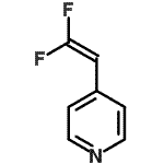 CAS#: 344902-30-3, 4-(2,2-Difluorovinyl)Pyridine