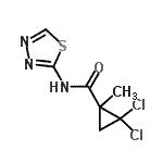 CAS#: 345314-55-8, 2,2-Dichloro-1-Methyl-N-(1,3,4-Thiadiazol-2-Yl)Cyclopropanecarboxamide