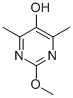 CAS#: 345642-89-9, 2-Methoxy-4,6-Dimethyl-5-Pyrimidinol