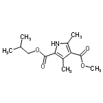 CAS#: 34580-55-7, 2-Isobutyl 4-Methyl 3,5-Dimethyl-1H-Pyrrole-2,4-Dicarboxylate