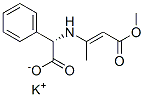 CAS 登录号：34582-65-5， (R)-N-(3-甲氧基-1-甲基-3-氧代丙-1-烯基)-2-苯基甘氨酸钾