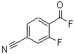 CAS 登录号：345903-02-8， 4-氰基-2-氟苯甲酰氟