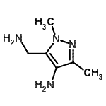 CAS 登录号：345913-72-6， 5-(氨基甲基)-1,3-二甲基-1H-吡唑-4-胺