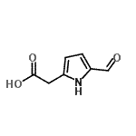 CAS 登录号：345971-25-7， (5-甲酰基-1H-吡咯-2-基)乙酸