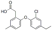 CAS 登录号：34643-09-9， 2-[2-(2-氯-4-乙基苯氧基)-5-甲基苯基]乙酸