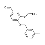 CAS#: 346459-54-9, 3-Ethoxy-4-[(3-Fluorobenzyl)Oxy]Benzaldehyde