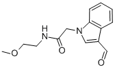 CAS#: 347319-85-1, 2-(3-Formyl-Indol-1-Yl)-N-(2-Methoxy-Ethyl)-Acetamide