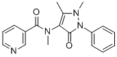 CAS 登录号：34760-49-1， N-(2,3-二氢-1,5-二甲基-3-氧代-2-苯基-1H-吡唑-4-基)-N-甲基烟酰胺