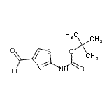 CAS#: 347869-17-4, 2-Methyl-2-Propanyl [4-(Chlorocarbonyl)-1,3-Thiazol-2-Yl]Carbamate