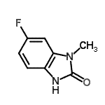 CAS 登录号：348133-45-9， 6-氟-1-甲基-1,3-二氢-2H-苯并咪唑-2-酮