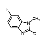 CAS 登录号：348133-47-1， 2-氯-6-氟-1-甲基-1H-苯并咪唑