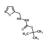 CAS 登录号：348628-21-7， 2-甲基-2-丙基2-(1,2-恶唑-5-基甲基)肼羧酸酯
