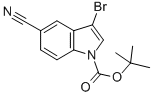 CAS#: 348640-12-0, 3-Bromo-5-Cyanoindole-1-Carboxylic Acid Tert-Butyl Ester