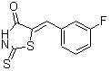 CAS 登录号：349-33-7， (5Z)-5-(3-氟苄亚基)-2-硫代-1,3-噻唑烷-4-酮
