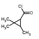 CAS#: 34909-61-0, 2,2,3-Trimethylcyclopropanecarbonyl Chloride