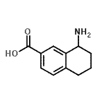 CAS#: 349101-96-8, 8-Amino-5,6,7,8-Tetrahydro-2-Naphthalenecarboxylic Acid