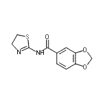 CAS#: 349415-55-0, N-(4,5-Dihydro-1,3-Thiazol-2-Yl)-1,3-Benzodioxole-5-Carboxamide