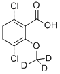 CAS 登录号：349553-95-3， 3,6-二氯-2-甲氧基-D3-苯甲酸