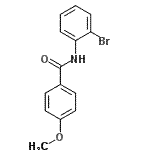 CAS 登录号：349614-89-7， N-(2-溴苯基)-4-甲氧基苯甲酰胺