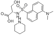 CAS 登录号：35021-12-6， 丹磺酰-L-丝氨酸哌啶鎓盐