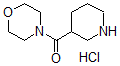 CAS 登录号：35090-96-1， 4-(哌啶-3-基羰基)吗啉盐酸盐