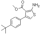 CAS#: 350989-95-6, Methyl 2-Amino-4-[4-(2-Methyl-2-Propanyl)Phenyl]-3-Thiophenecarboxylate