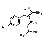 CAS#: 350997-25-0, Isopropyl 2-Amino-4-(4-Methylphenyl)-3-Thiophenecarboxylate
