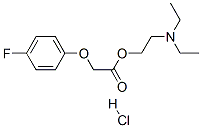 CAS 登录号：351-69-9， 2-二乙基氨基乙基2-(4-氟苯氧基)乙酸酯盐酸盐