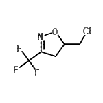 CAS 登录号：351063-95-1， 5-(氯甲基)-3-(三氟甲基)-4,5-二氢-1,2-恶唑